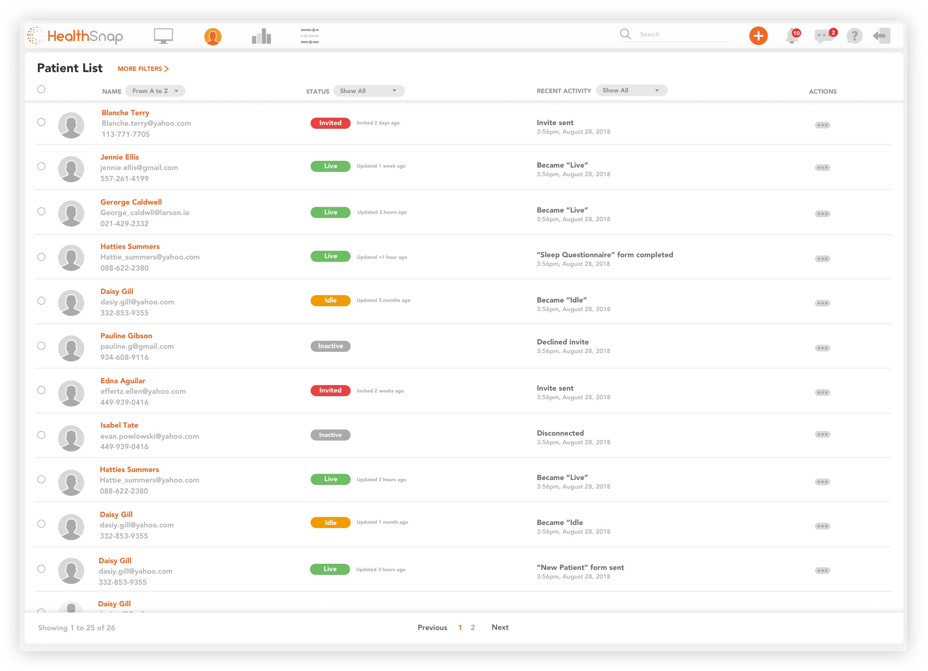 Group 29 patient health report